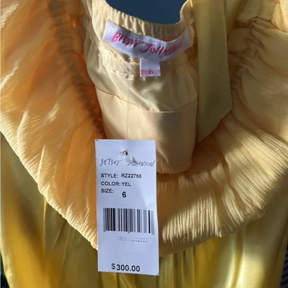 Betsey Johnson Vintage Silk Here Comes The Sun Dress - Picture 12 of 17